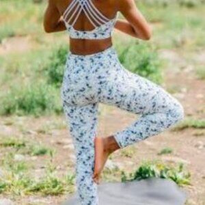 ZYIA Active Storm Brushed Hendrix Criterion 7/8 24" pocket leggings size 14-16